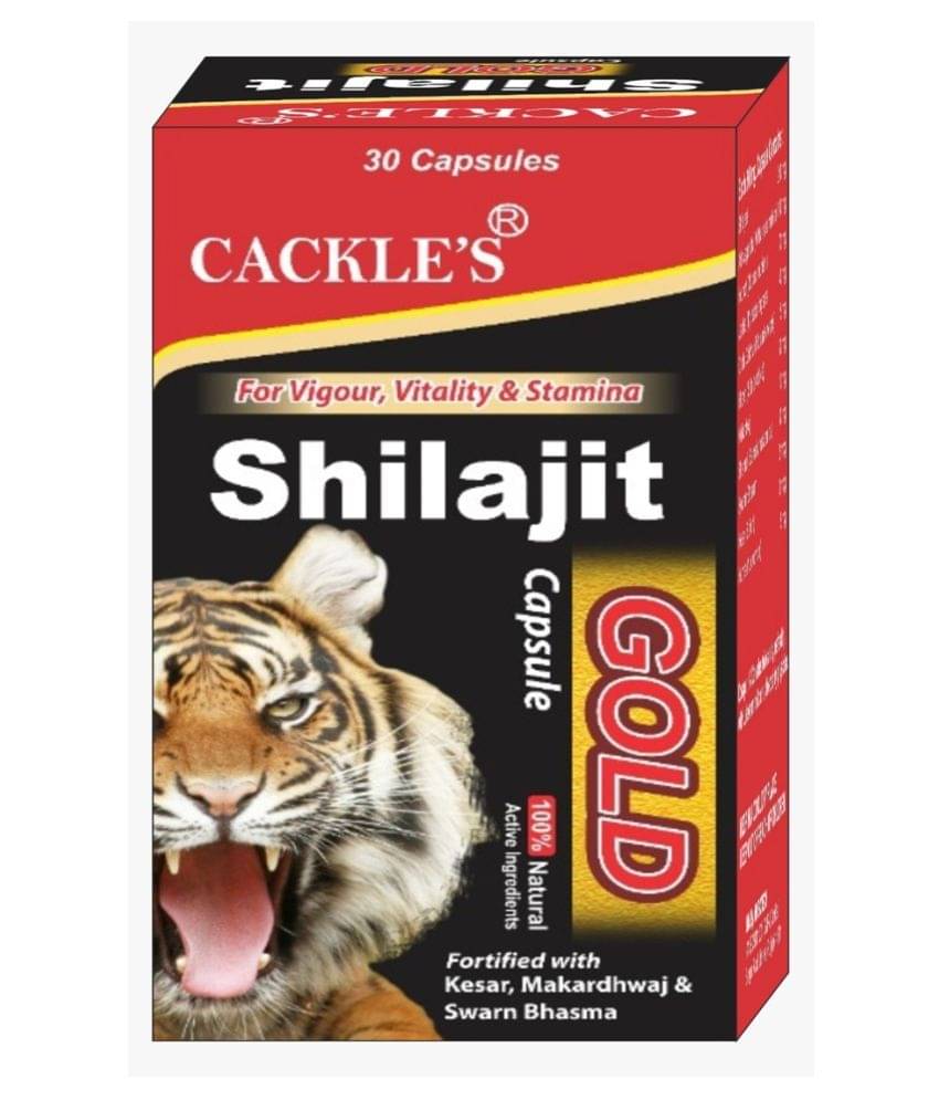 Cackle'S Ayurvedic Shilajit Gold Capsule 60 No.S Cackle'S Ayurvedic Shilajit Gold Capsule 60 No.S