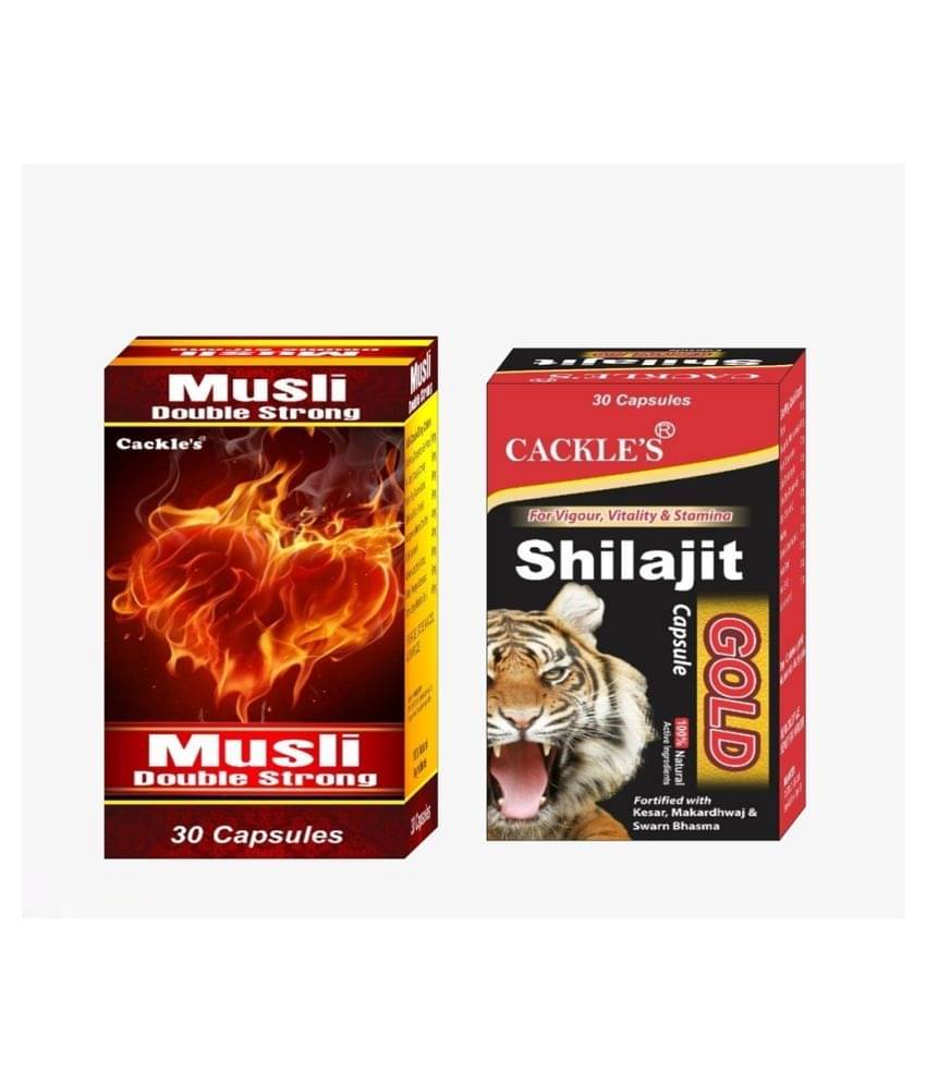 Cackle'S Musli Ds & Shilajit Gold (30+30=60) Capsule 60 No.S Cackle'S Musli Ds & Shilajit Gold (30+30=60) Capsule 60 No.S