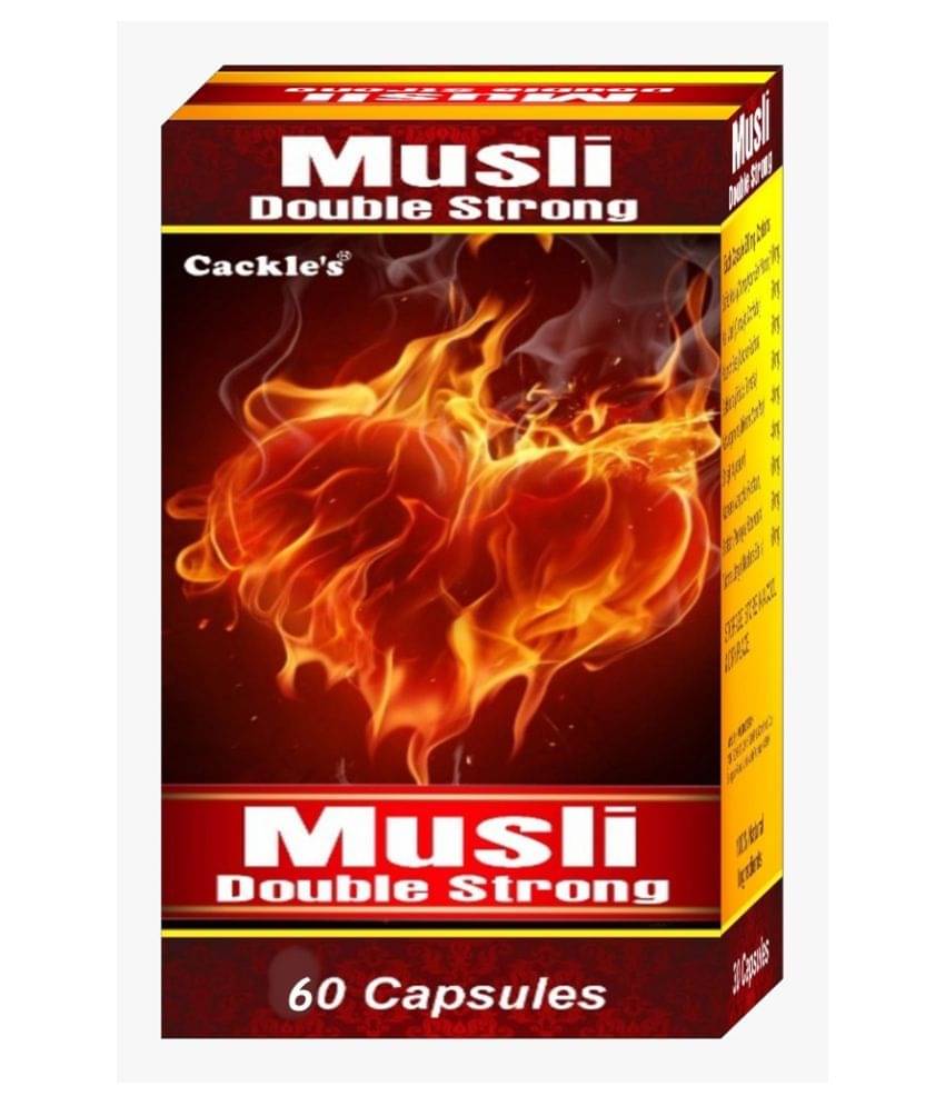 Cackle'S Musli Double Strong (60X2=120 Caps) Capsule 120 No.S Cackle'S Musli Double Strong (60X2=120 Caps) Capsule 120 No.S