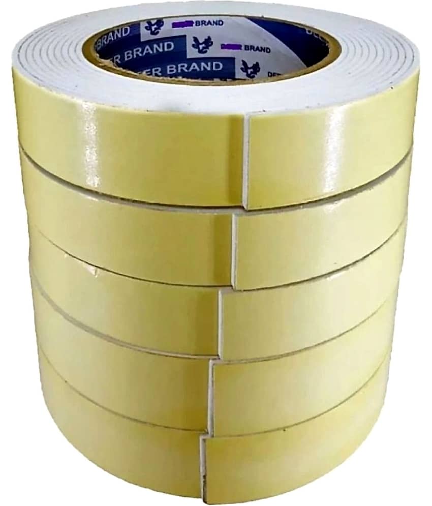 Dey 's stationery store Double Sided 20 MM Foam Tapes (Pack Of 5)