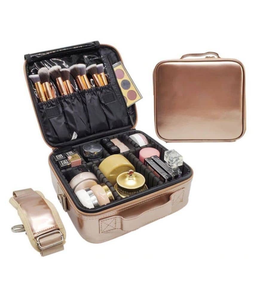House Of Quirk Gold Travel Kit - 1 Pc - Handbags | Buy online on ZillyBuy