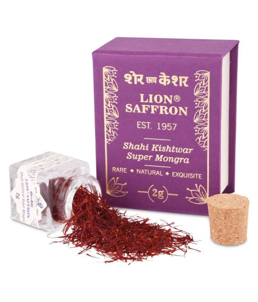 Lion Brand Grade A+++ Shahi Kishtwar Jammu Mongra Kesar Grade A+++ Shahi Kishtwar Super Mongra 2 gm Lion Brand Grade A+++ Shahi Kishtwar Jammu Mongra Kesar Grade A+++ Shahi Kishtwar Super Mongra 2 gm
