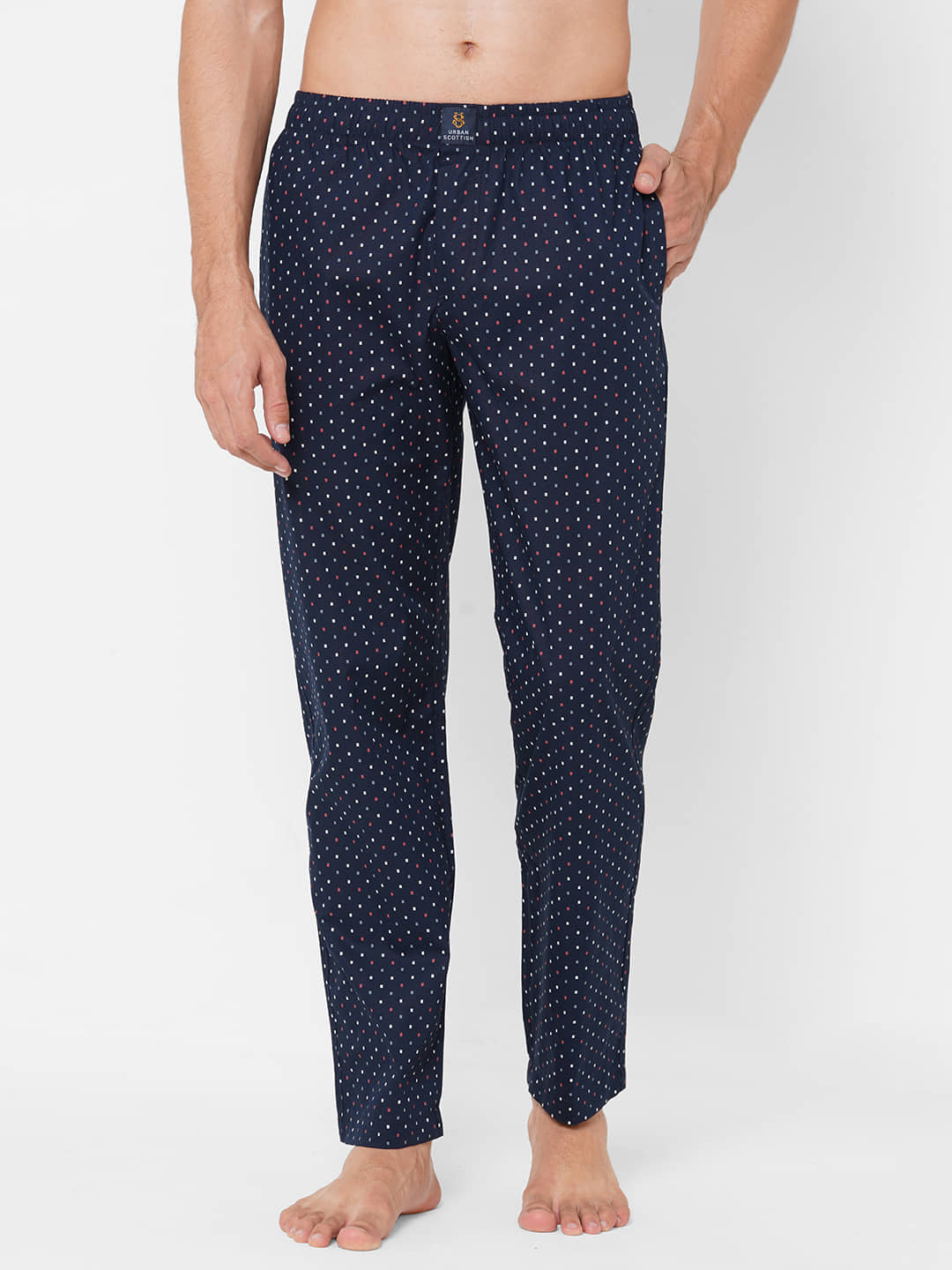 URBAN SCOTTISH Pack of 1 Pyjama For Men's ( Blue )