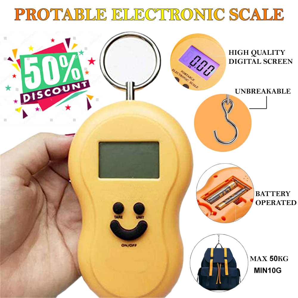 Electronic Scale with High Quality Digital Screen Smart Design Bigger Volume wit Digital Luggage Weighing Scales Weighing Capacity - 0.5 Kg Electronic Scale with High Quality Digital Screen Smart Design Bigger Volume wit Digital Luggage Weighing Scales Weighing Capacity - 0.5 Kg