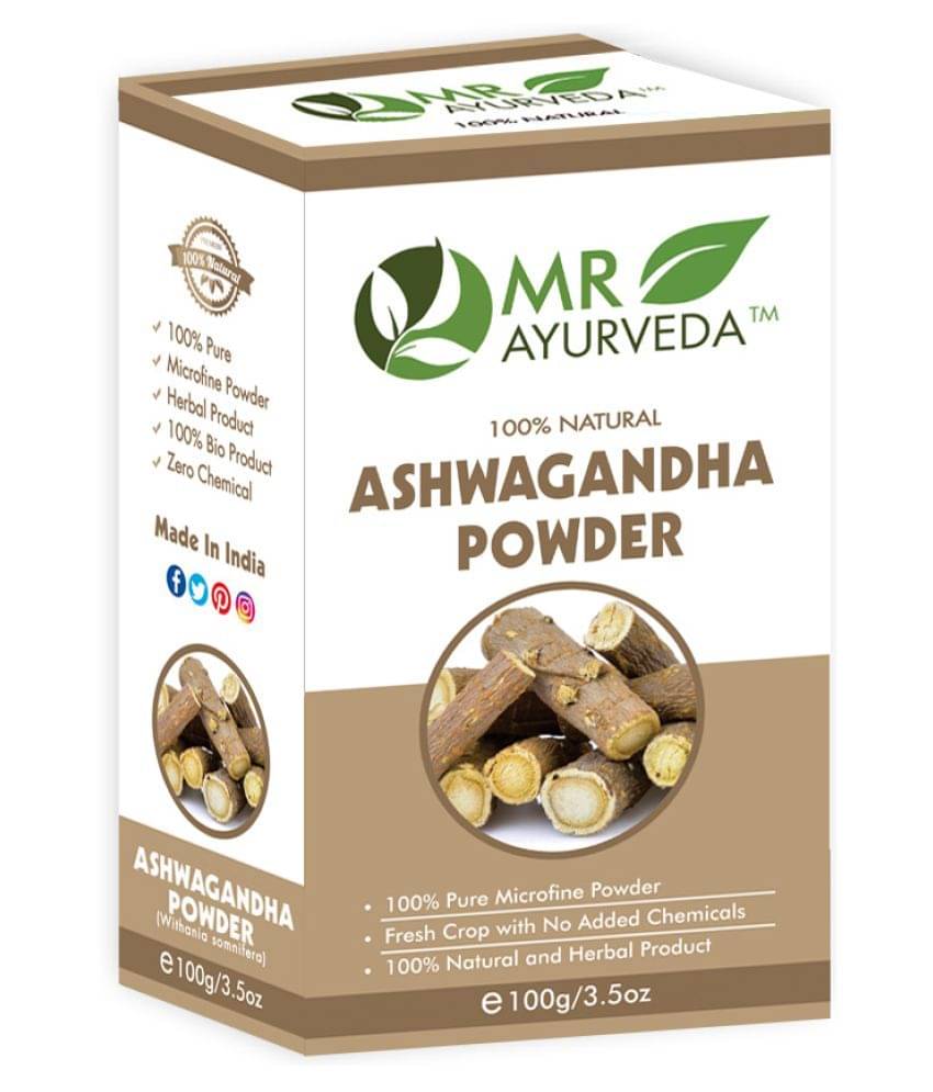     			MR Ayurveda 100% Natural Pure Ashwagandha Powder Hair Scalp Treatment 100 g