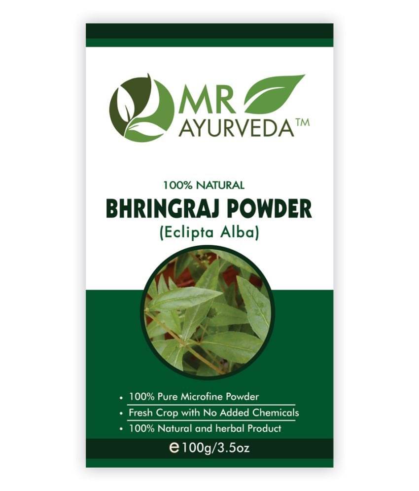 MR Ayurveda 100% Pure Bhringraj Powder Hair Scalp Treatment 100 g MR Ayurveda 100% Pure Bhringraj Powder Hair Scalp Treatment 100 g