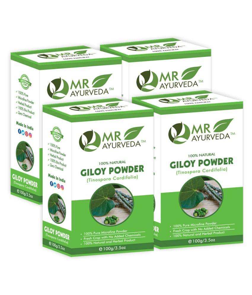     			MR Ayurveda Giloy Powder Hair Scalp Treatment 400 g Pack of 4