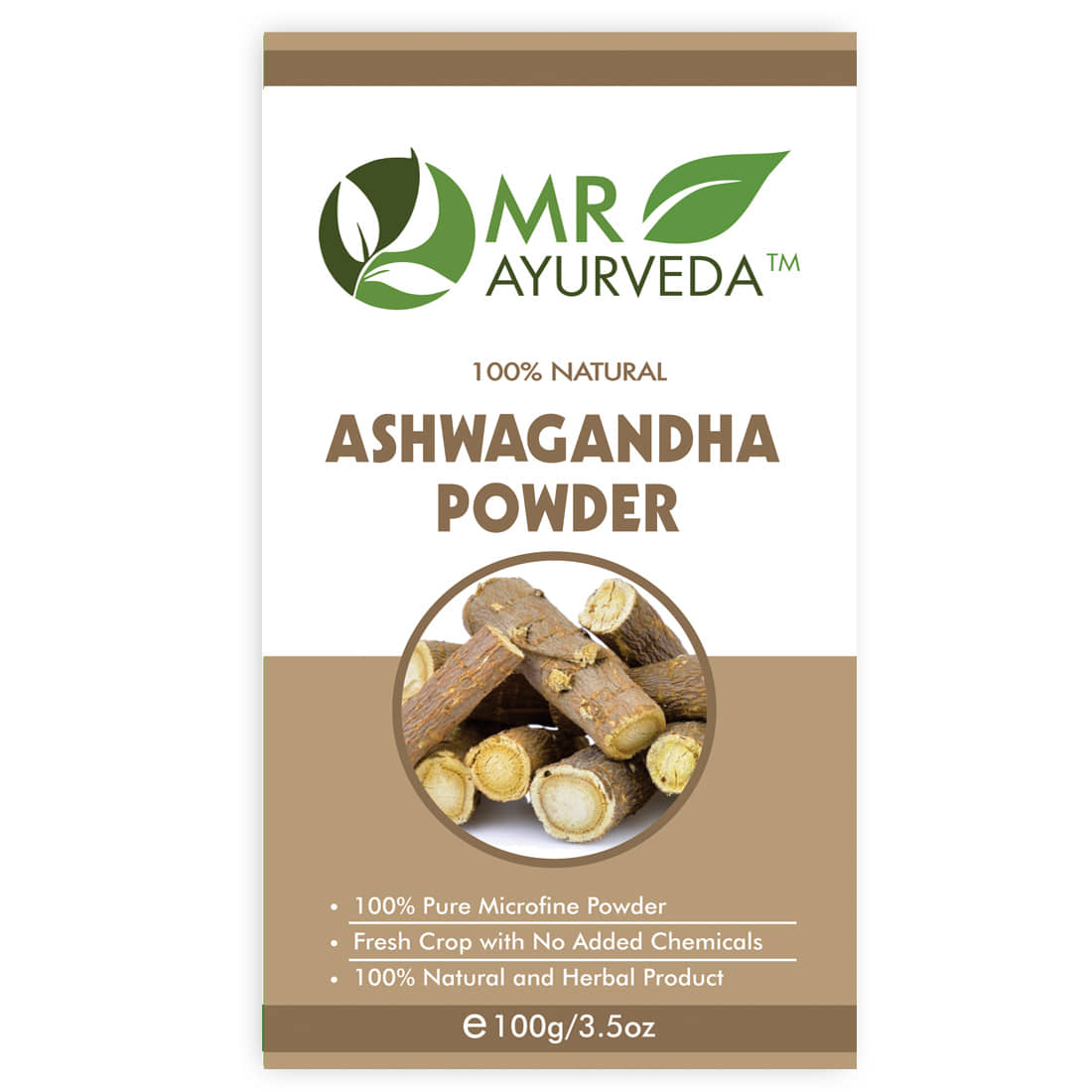 MR Ayurveda Herbal Ashwagandha Powder Hair Scalp Treatment 100 g