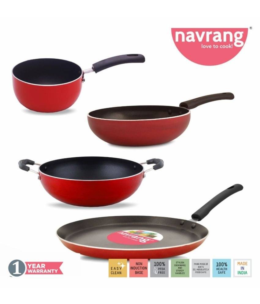     			Navrang na 4 Piece Cookware Set
