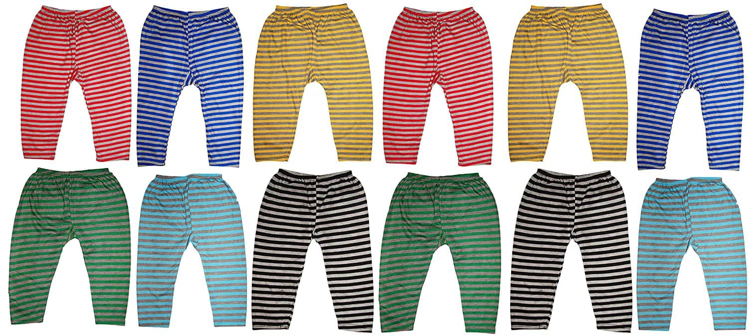     			PENYAN super soft Hosiery Track Pants Pajama Lowers for Boys and Girls (Pack of 12)