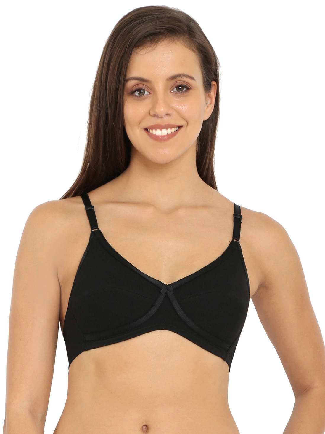 Jockey Cotton Lycra Everyday Bra - Black Jockey Cotton Lycra Everyday Bra - Black