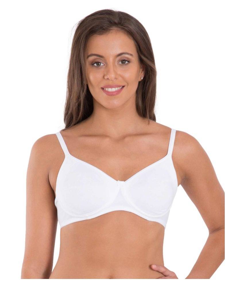     			Jockey Cotton Lycra Shaping Bra - White