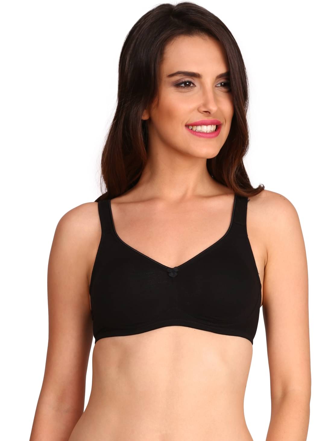 Jockey Cotton Lycra Shaping Bra - Black Jockey Cotton Lycra Shaping Bra - Black