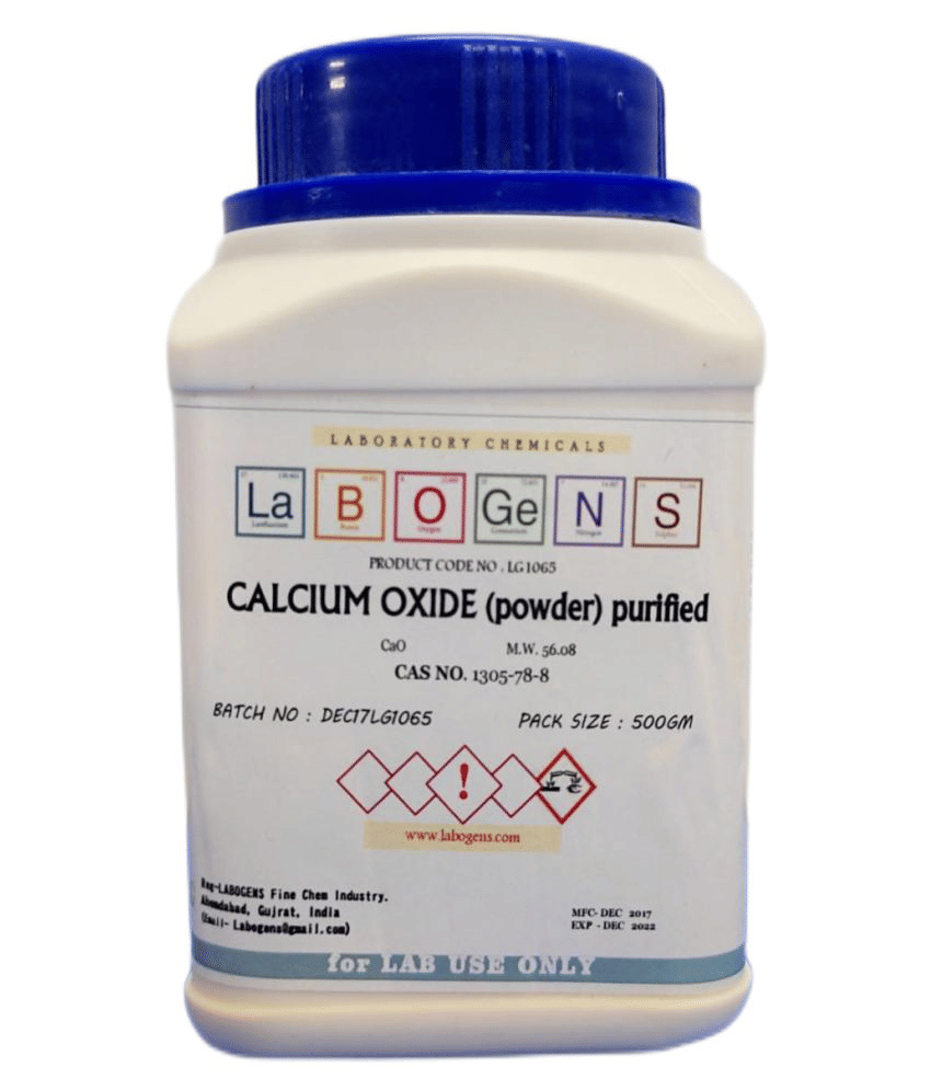 LABOGENS CALCIUM OXIDE POWDER PURIFIED 500GM