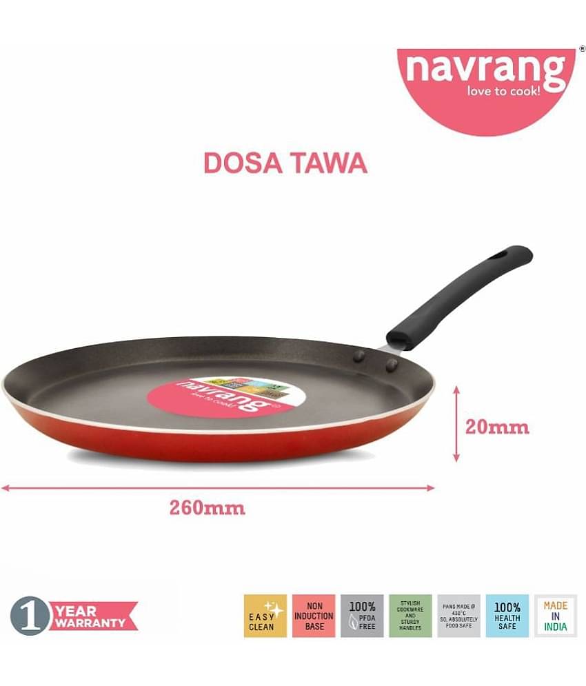 Navrang 2 Piece Cookware Set- Tawa 26 cm and Fry Pan 20