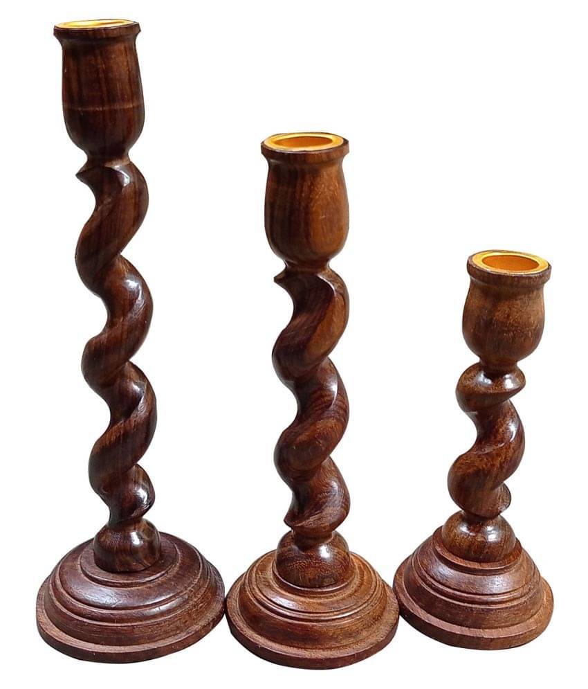     			SWH Brown Pillar Candle - Pack of 1