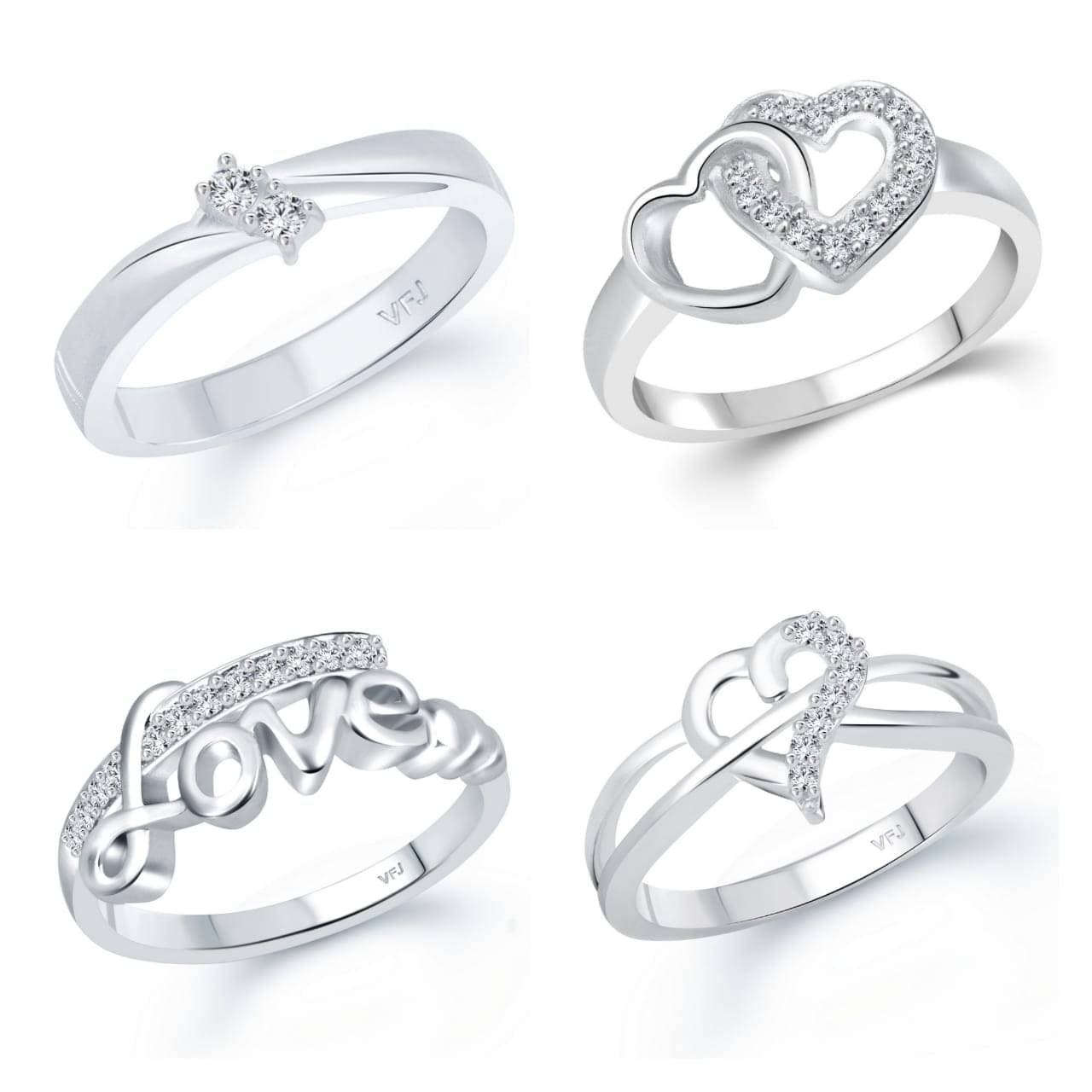 Vighnaharta Sizzling Fancy Rings Rhodium Plated For women and Girls VFJ1035-1050-1568-1588FRR10 Vighnaharta Sizzling Fancy Rings Rhodium Plated For women and Girls VFJ1035-1050-1568-1588FRR10