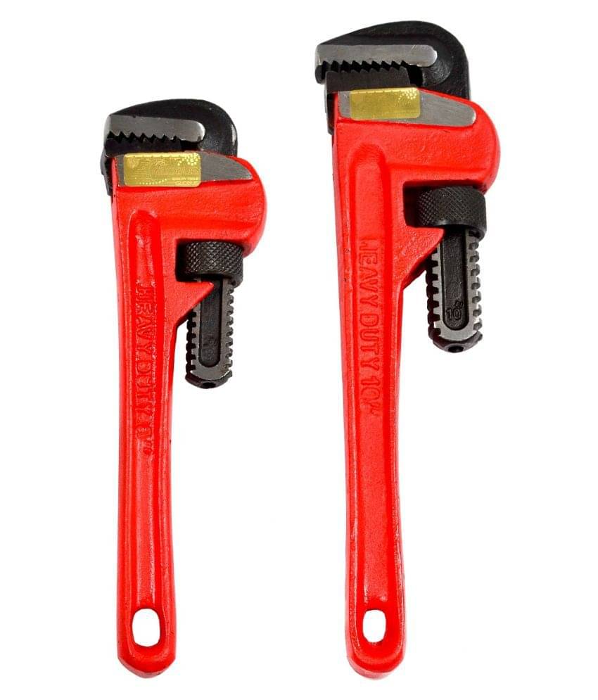 GLOBUS HEAVY DUTY PIPE WRENCH 8" (200 MM) AND 10" (250 MM) (PACK OF 2) GLOBUS HEAVY DUTY PIPE WRENCH 8" (200 MM) AND 10" (250 MM) (PACK OF 2)