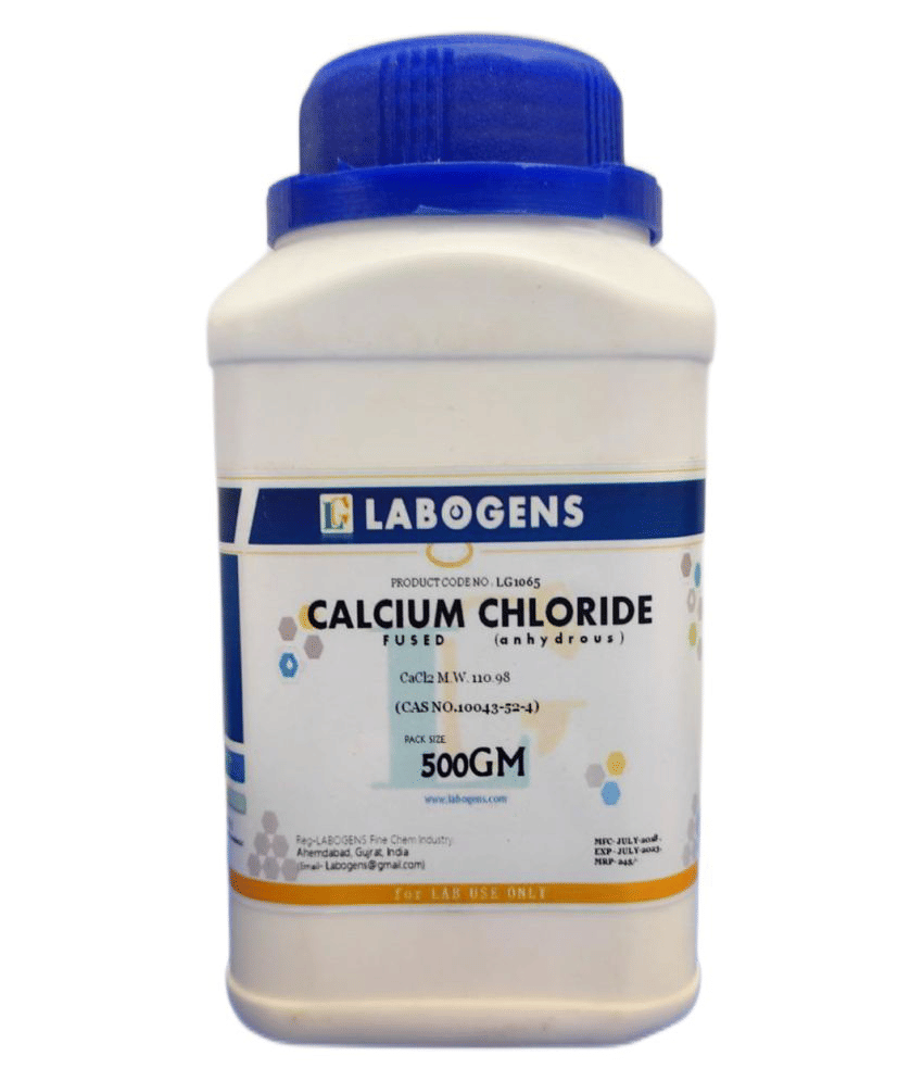     			LABOGENS CALCIUM CHLORIDE (fused) (anhydrous) 500GM