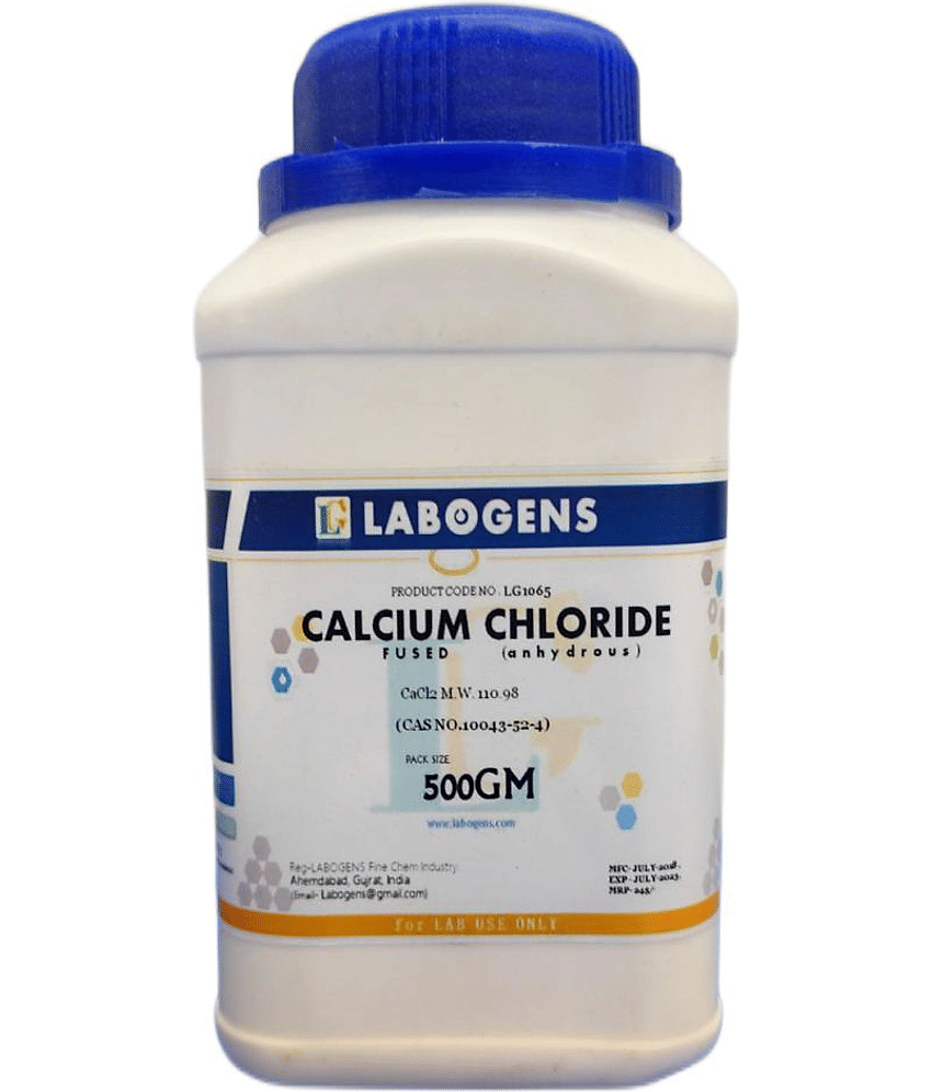 LABOGENS CALCIUM CHLORIDE (fused) (anhydrous) 500GM - Stationery | Buy online on ZillyBuy