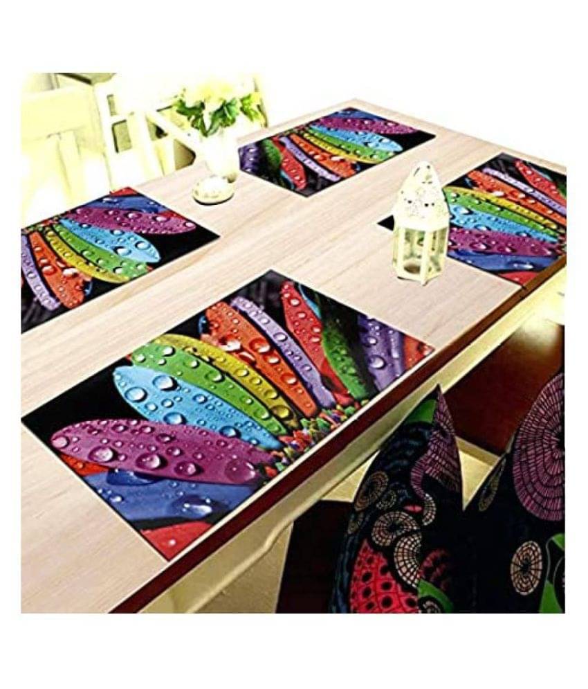     			Revexo Set of 6 PVC Table Mats