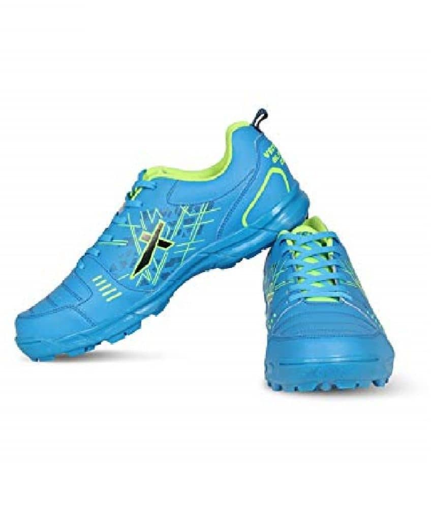 Vector X BLASTER-2020 Men's Synthetic Leather Blue-Green Cricket Shoes - Sports Shoes | Buy online on ZillyBuy