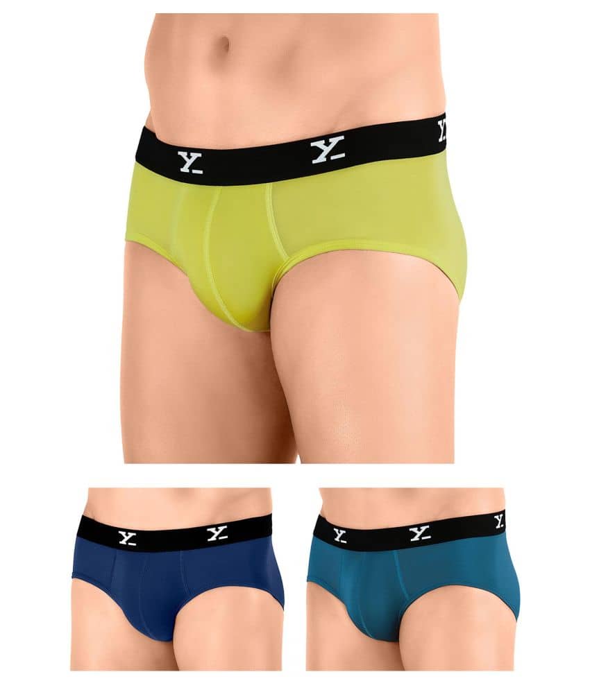 XYXX Pack of 3 Modal Briefs For Men's ( Multicolor )