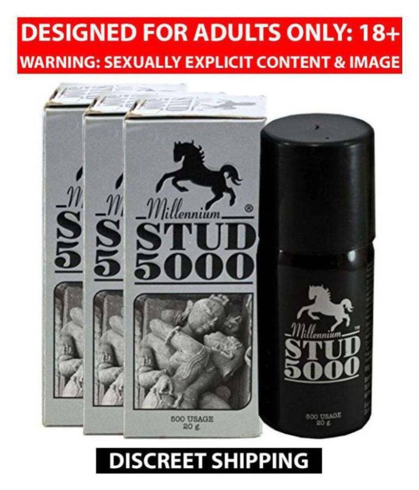     			Millennium Stud 5000 Timing Spray for Men ml Pack of 3
