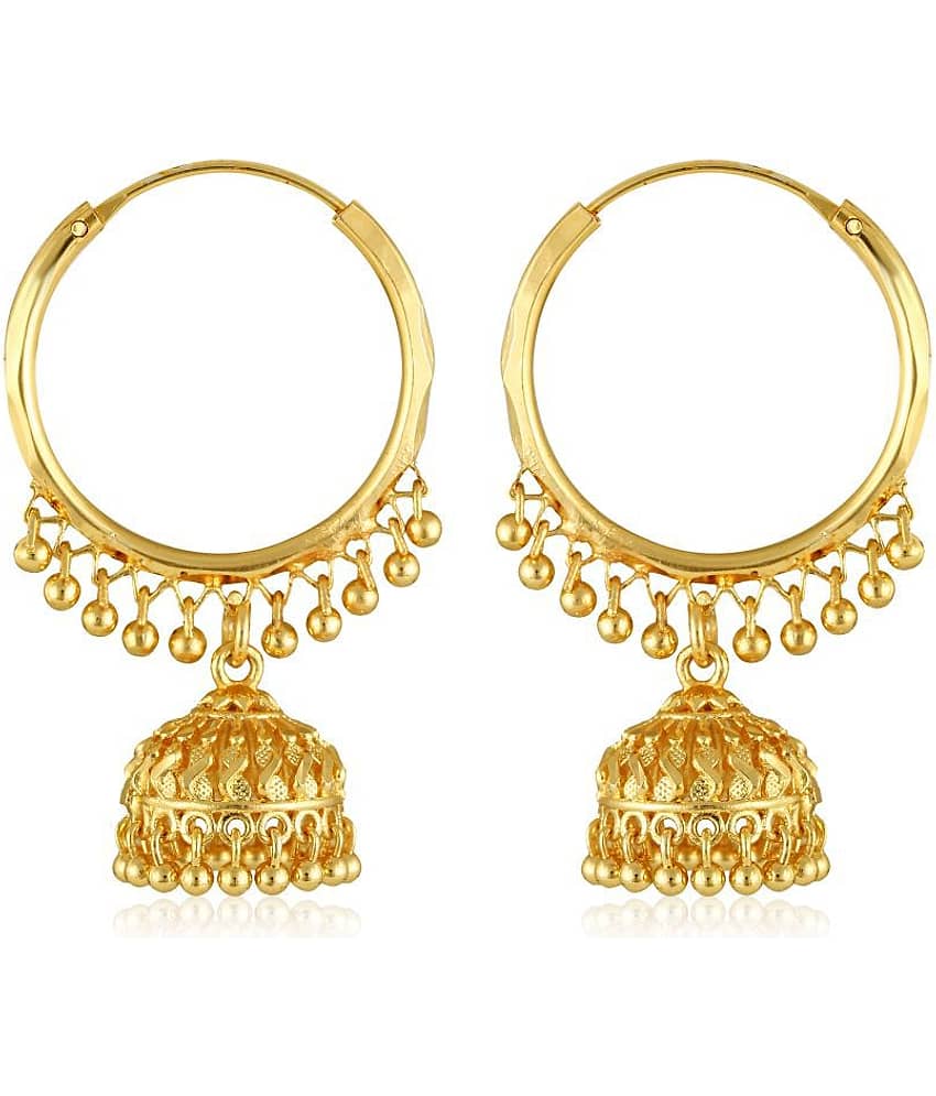 Vighnaharta wedding and Party wear Gold Plated alloy jhumki Earring for Women and Girls (VFJ1266ERG) - Earrings | Buy online on ZillyBuy