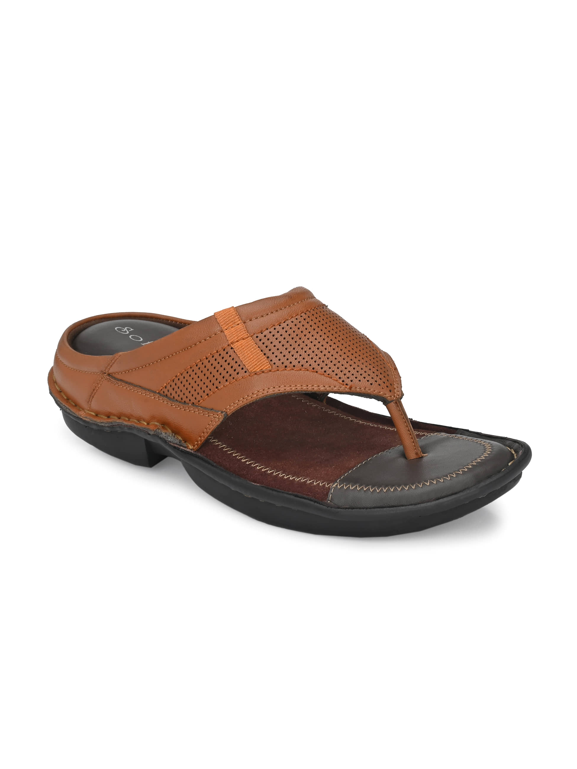 softio Tan Flip Flops