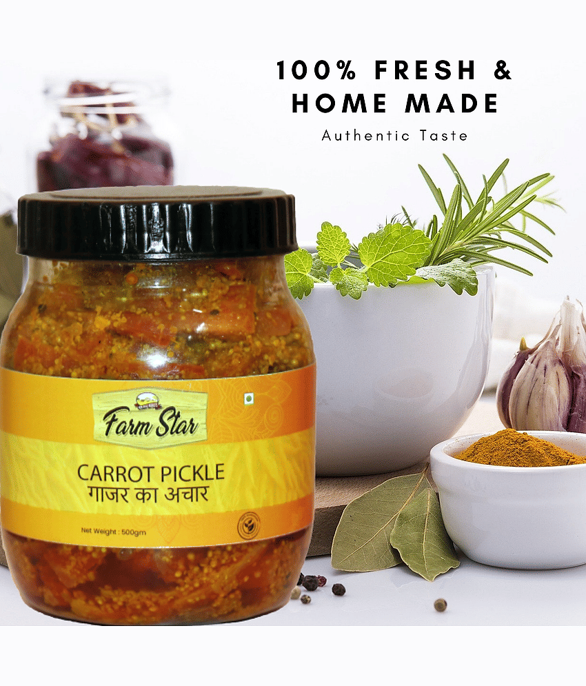 Farm Star (Gajar ka Achar) Fruit & Vegetable Pickle 500 g