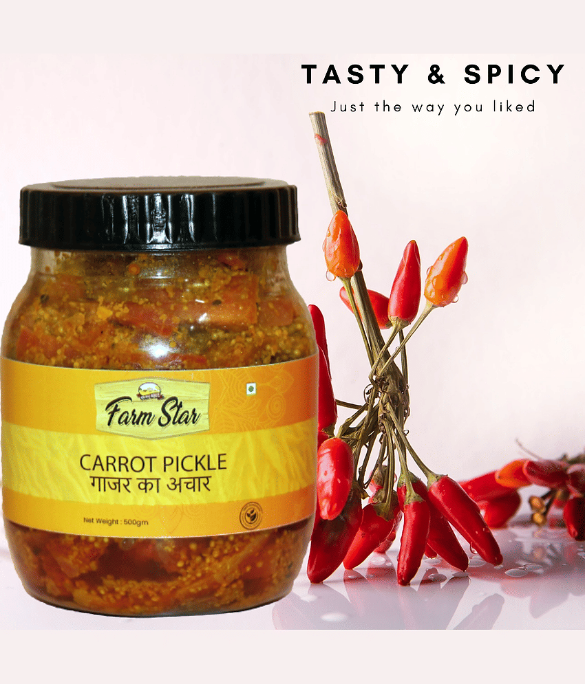 Farm Star (Gajar ka Achar) Fruit & Vegetable Pickle 500 g