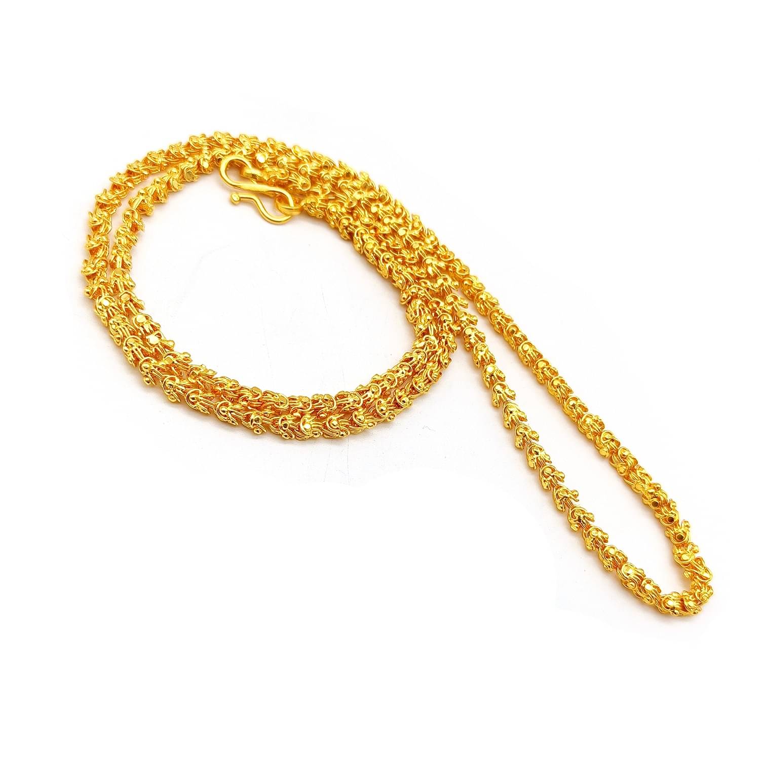 Jewar Mandi Flower Design Link Chain Gold Plated Daily Use Stylish Designer Long Use Phool Chain Jewelry for Men & Boys Jewar Mandi Flower Design Link Chain Gold Plated Daily Use Stylish Designer Long Use Phool Chain Jewelry for Men & Boys