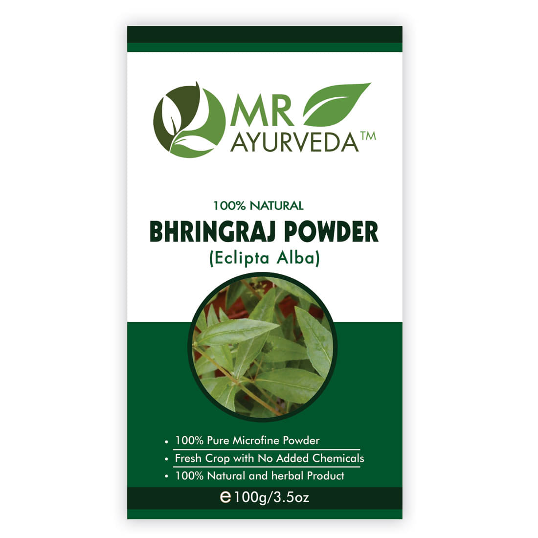     			MR Ayurveda Bhringraj Leaf Powder Hair Scalp Treatment 100 g