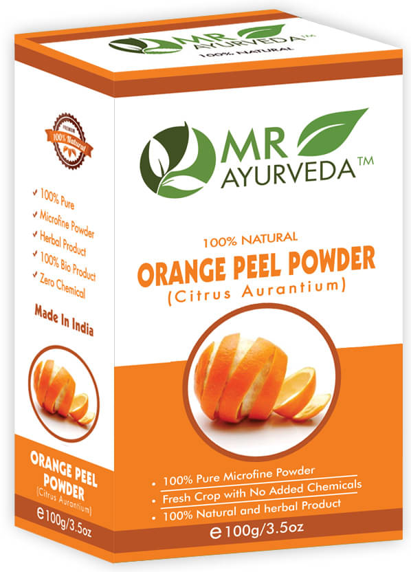 MR Ayurveda Organic Orange Peel Powder, Complete Skin Care Face Pack Masks 100 gm MR Ayurveda Organic Orange Peel Powder, Complete Skin Care Face Pack Masks 100 gm