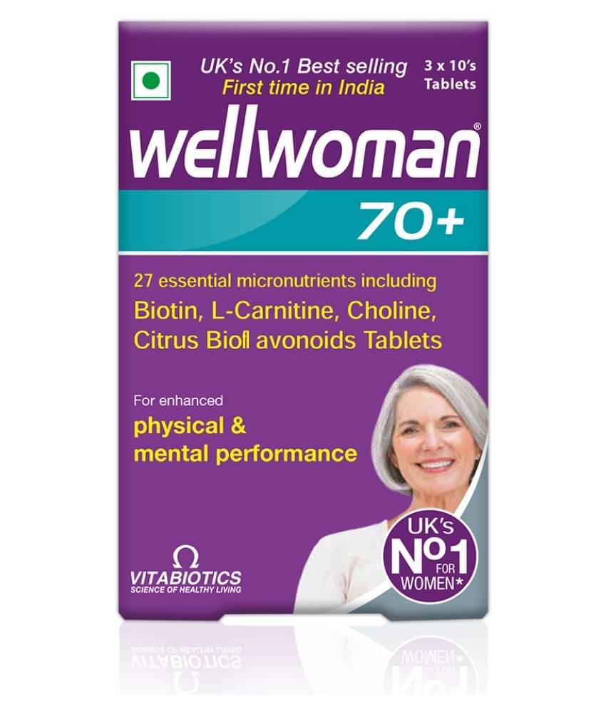     			Wellwoman 70+ Multivitamin health supplements for women- 30 tablets health supplement 30 no.s Multivitamins Tablets
