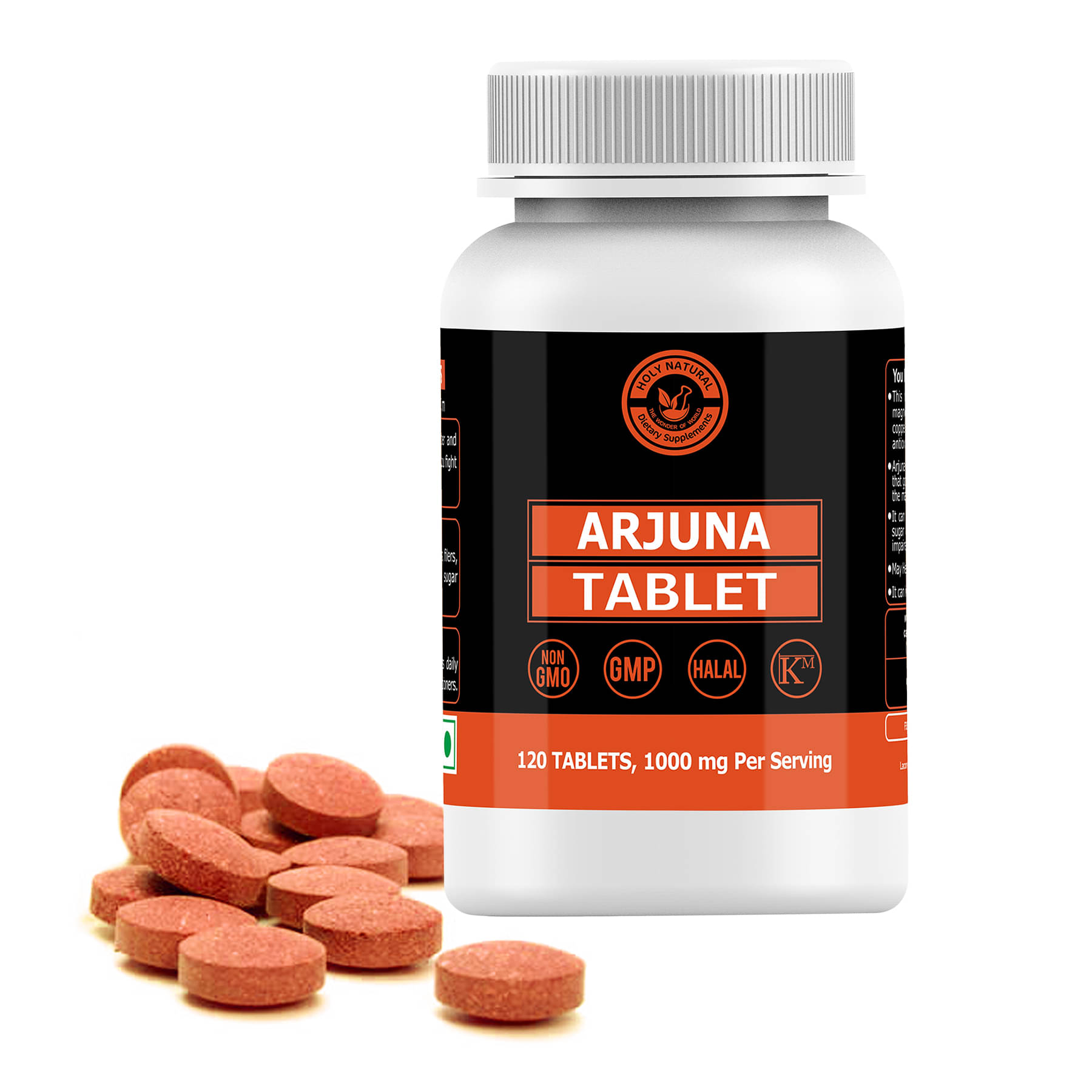 Holy Natural Arjuna Tablet Tablet 120 No.S Pack of 1 Holy Natural Arjuna Tablet Tablet 120 No.S Pack of 1