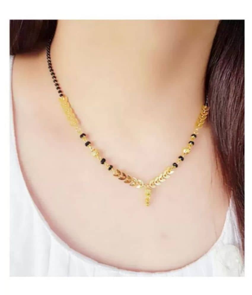 AD - Yellow Mangalsutra ( Pack of 1 )