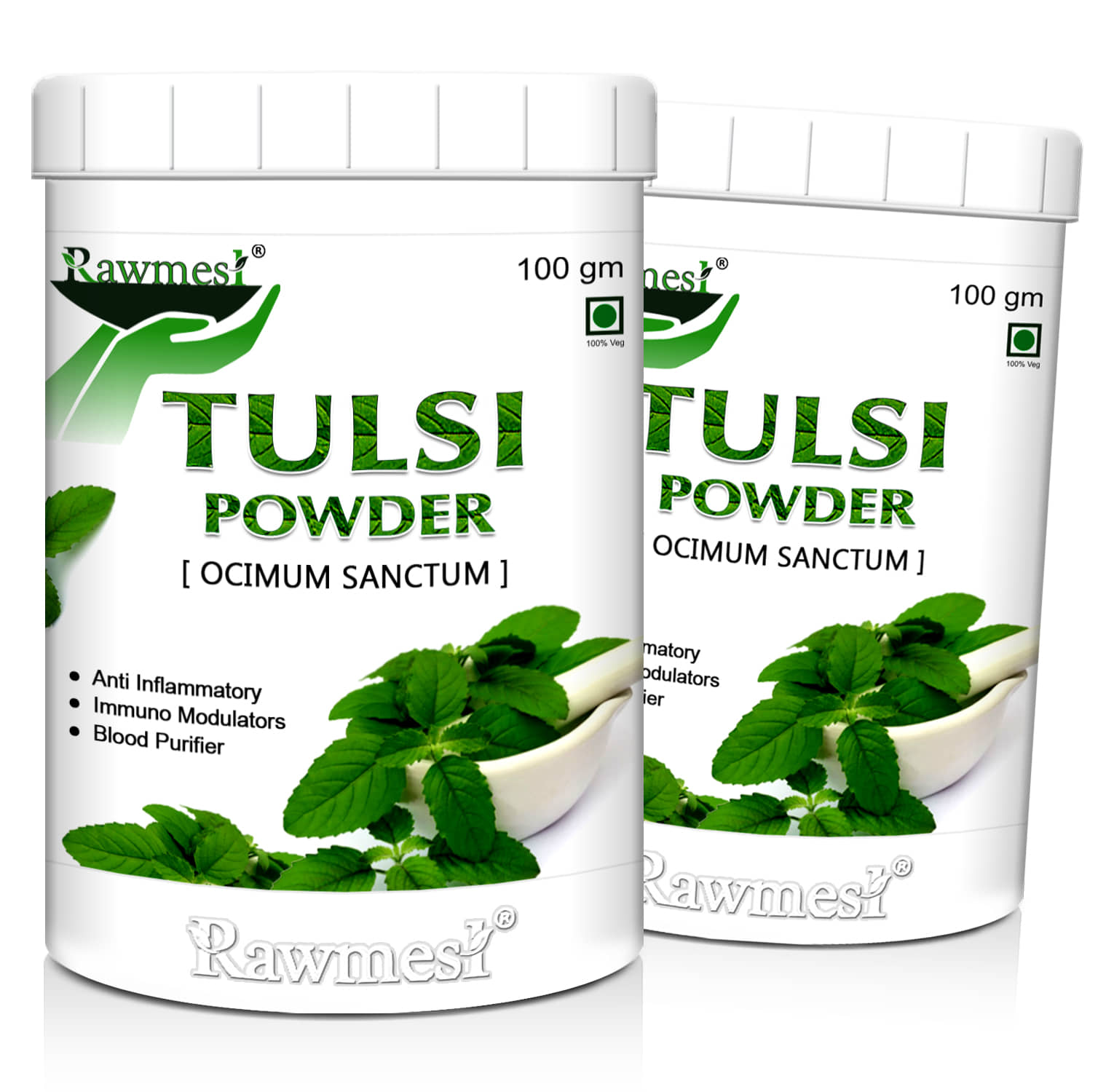 Rawmest Tulsi Powder 200 Gm Pack of 2