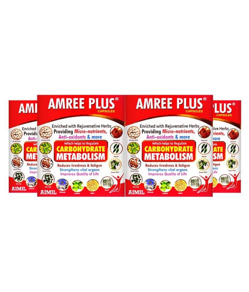     			Aimil Amree Plus Capsule 20 gm Pack Of 4
