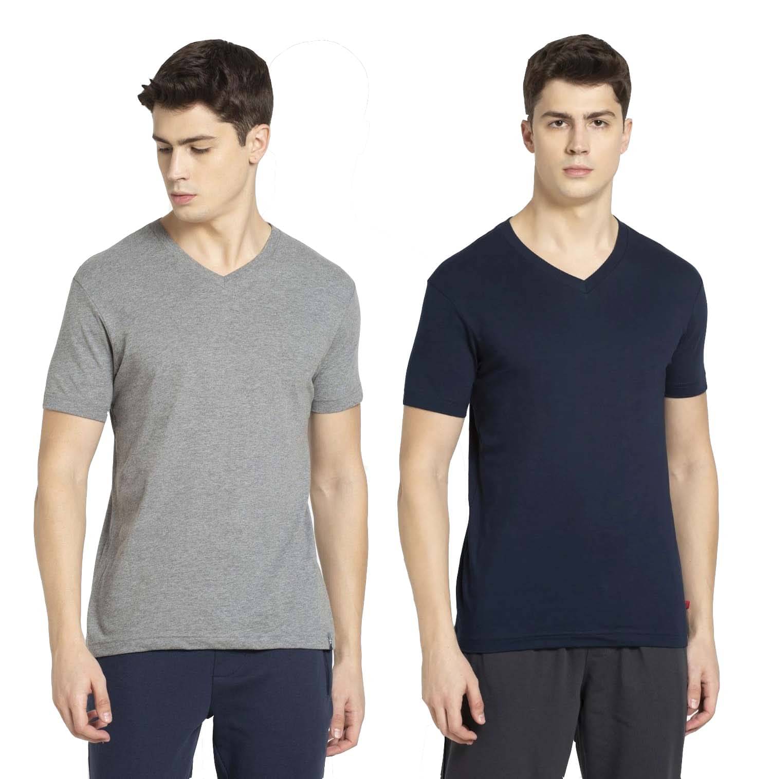 Jockey Multi Cotton T-Shirt Pack of 2 Jockey Multi Cotton T-Shirt Pack of 2