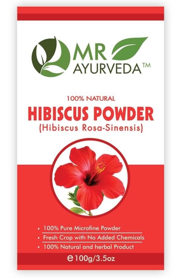 MR Ayurveda 100% Pure Hibiscus Powder Hair Scalp Treatment 100 g     			MR Ayurveda 100% Pure Hibiscus Powder Hair Scalp Treatment 100 g
