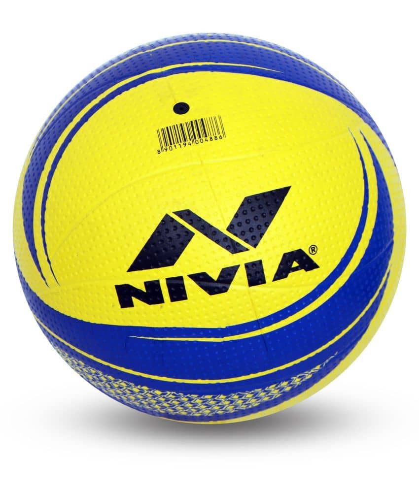 Nivia Rubberised 18Panel Moulded Volleyball - Size 4