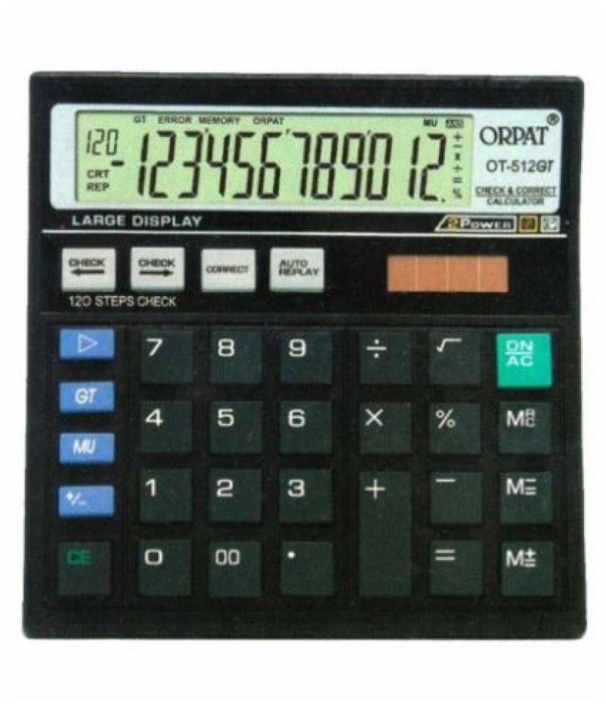     			Orpat Calculator OT 512gt Pack Of 1