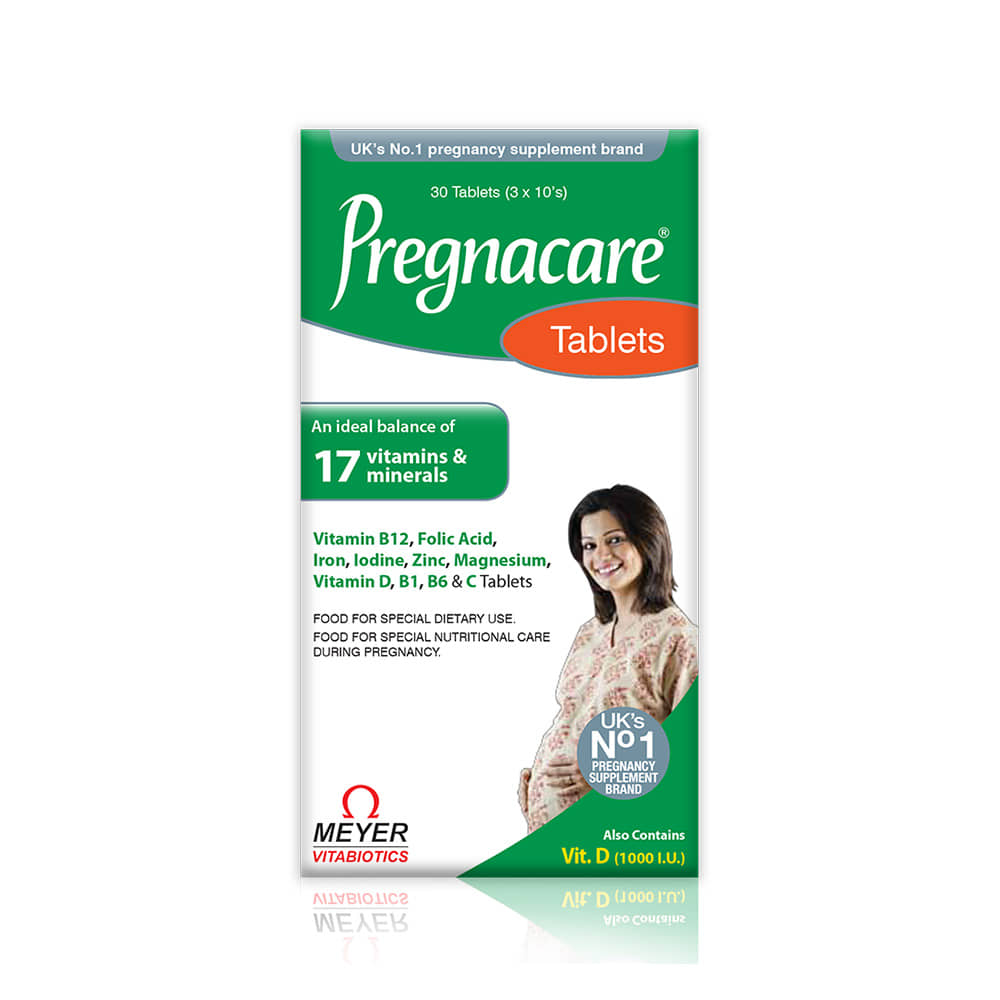 PREGNACARE healthcare supplement 30 no.s Multivitamins Tablets
