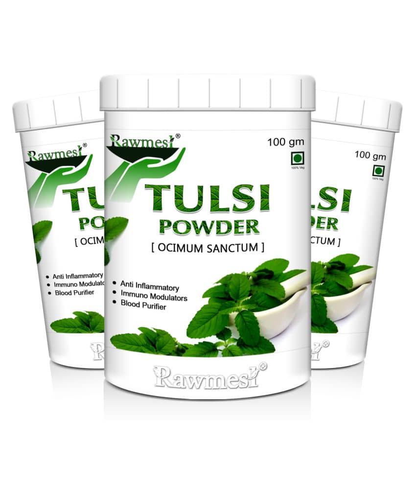 Rawmest Tulsi Powder 300 Gm Pack of 3