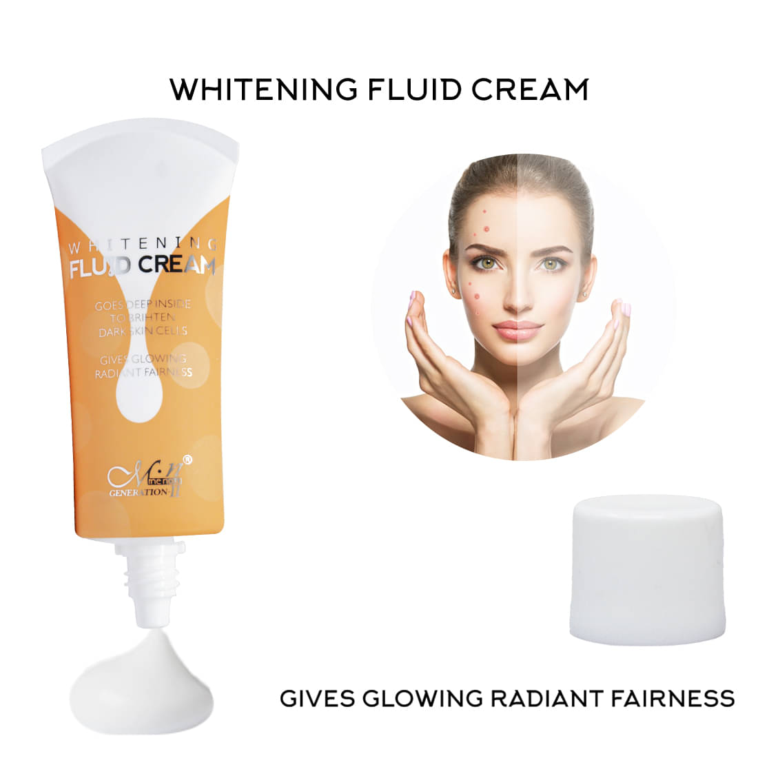     			Adbeni Cream Foundation WHITE-01 Medium 40 g