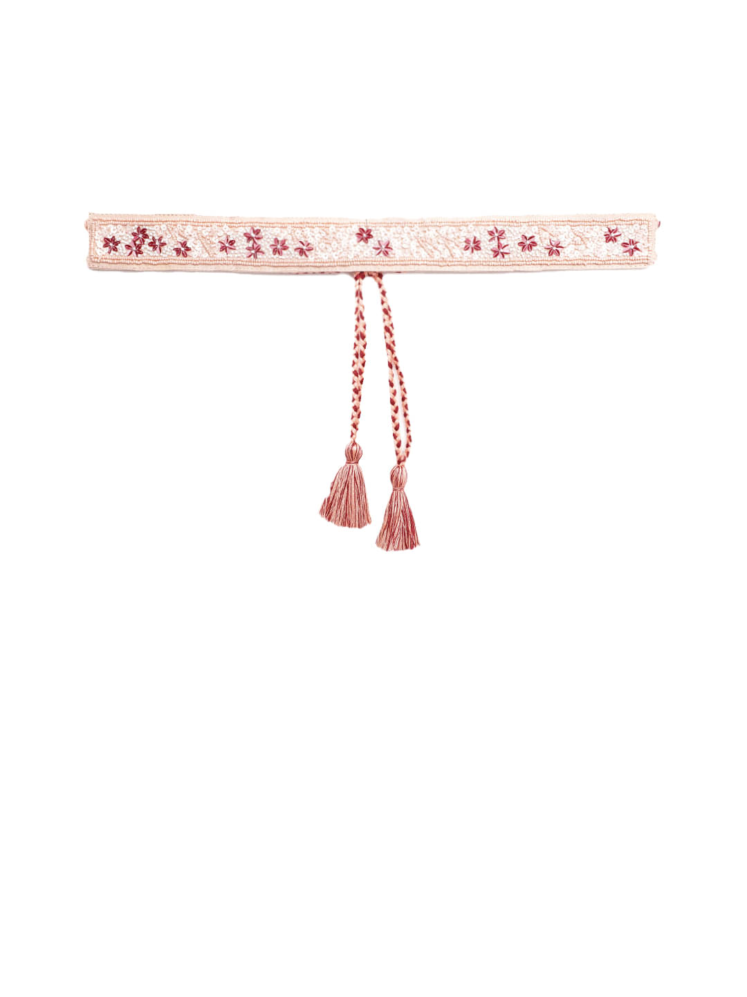     			Anekaant Pink Polyester Party Belt