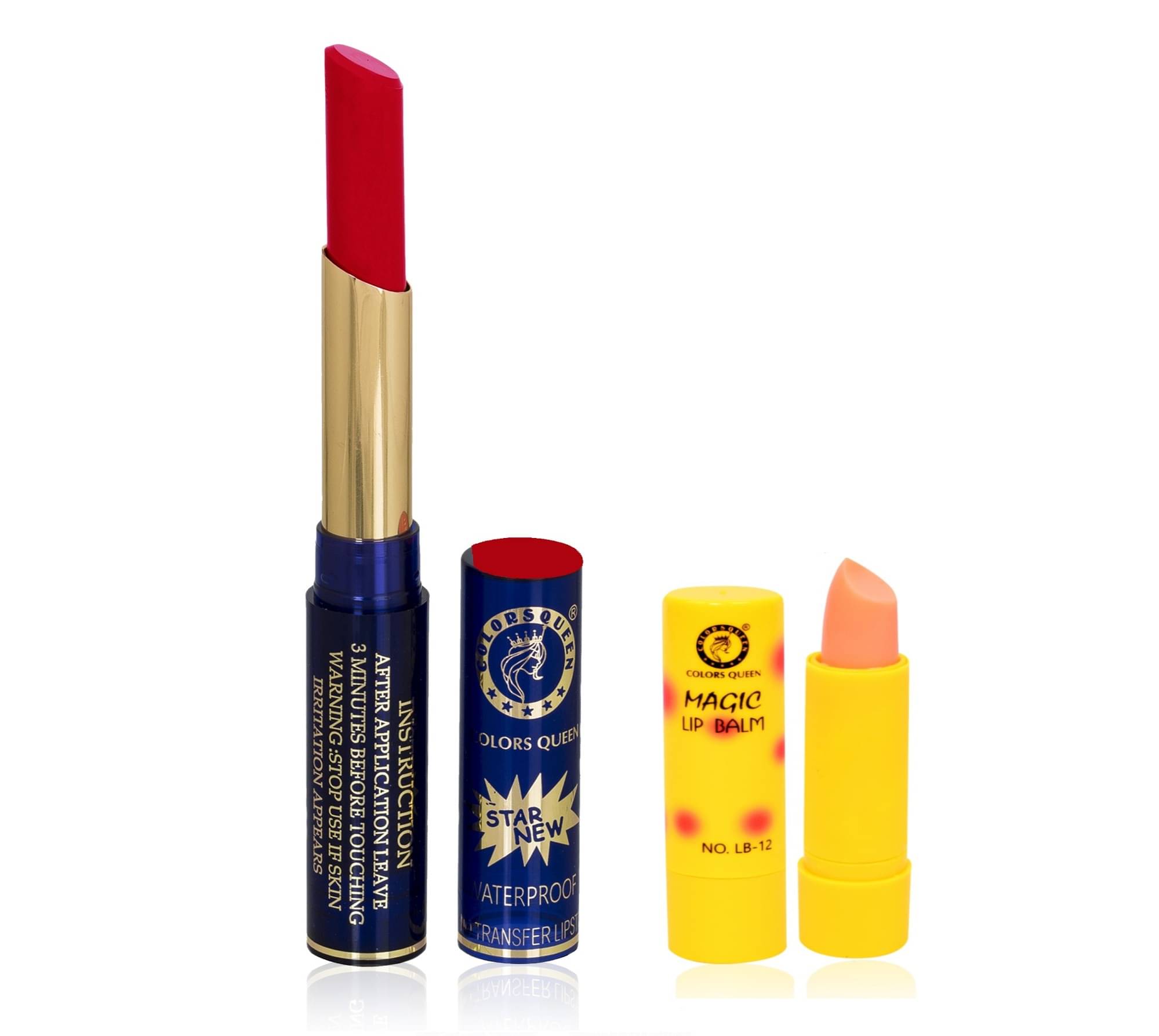 Colors Queen 18 Hours Stay Lipstick Lip Balm Light Coffee Pack of 2 5 g Colors Queen 18 Hours Stay Lipstick Lip Balm Light Coffee Pack of 2 5 g