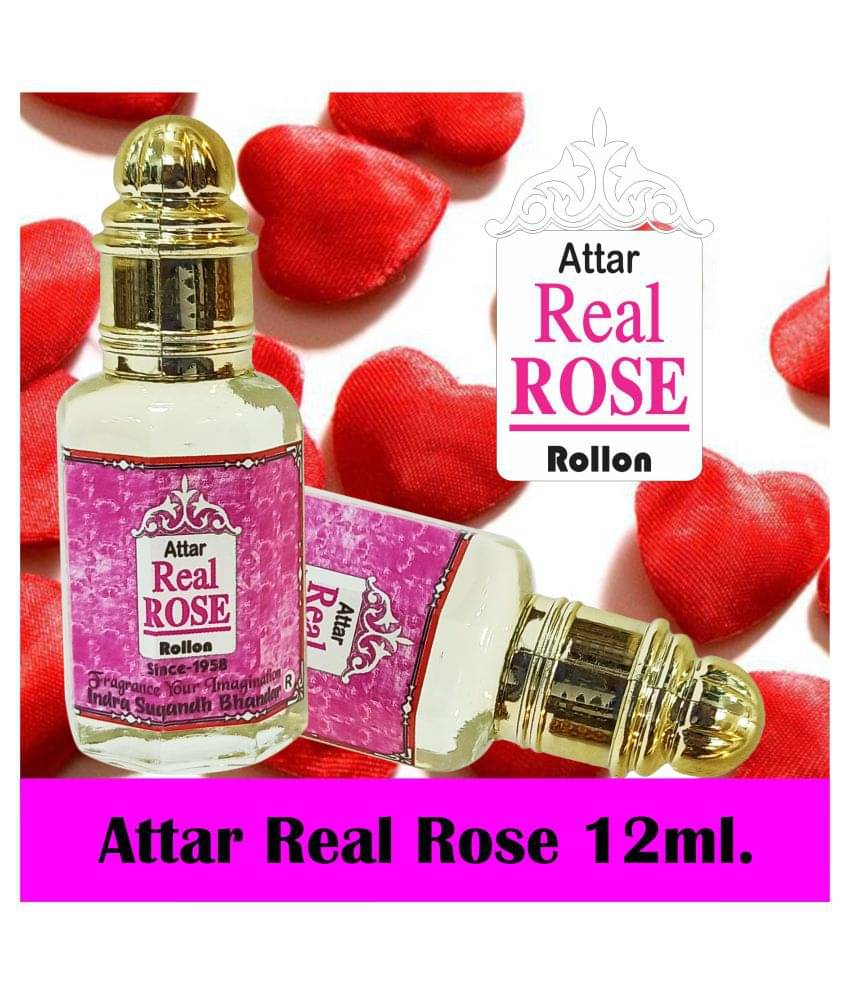     			INDRA SUGANDH BHANDAR - Real Rose|Gulab Attar For Men & Women 12ml Pack Of 1